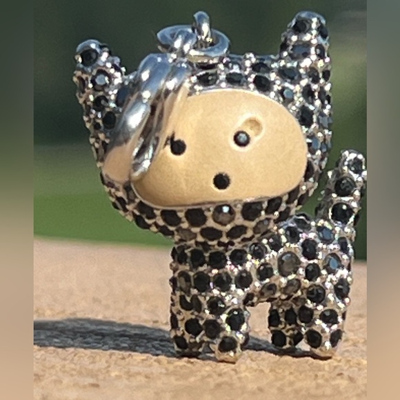 Swarovski Crystal Cat keychain charm. Rare Halloween black discontinued. - Picture 11 of 13